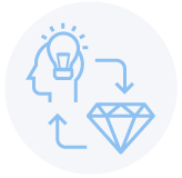 Full cycle of the project from idea generation to implementation